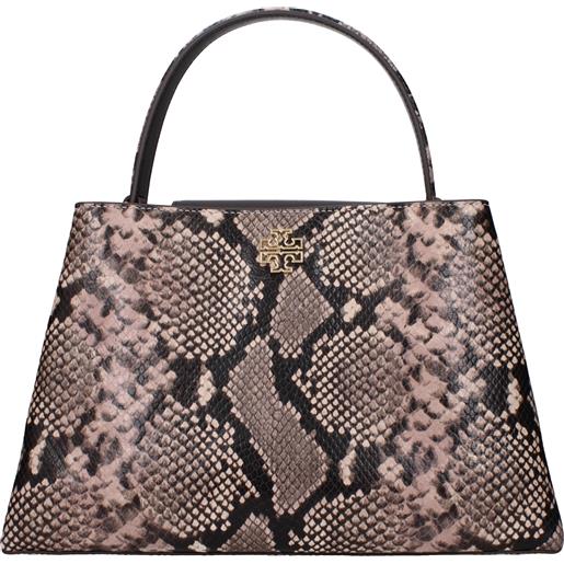 Tory Burch borse a mano donna pelle rosa/marrone oro