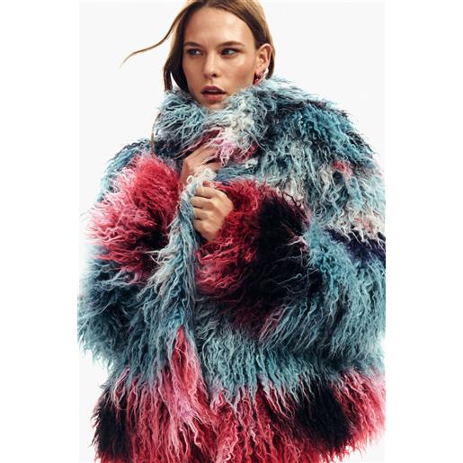 Desigual, cappotto disegnato da mr. Christian lacroix, l