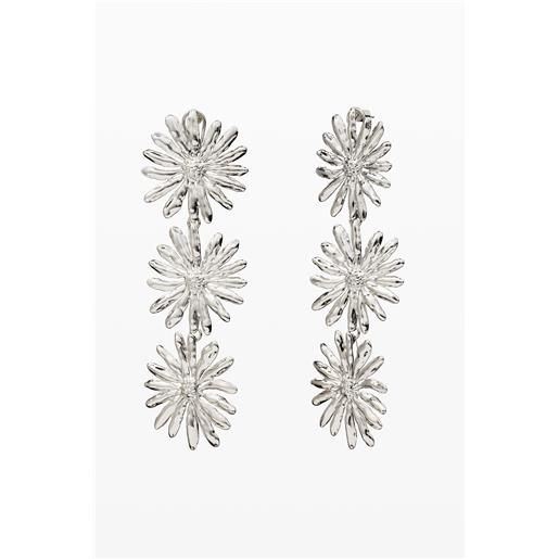 Orecchini A Fiore Margherita In Argento Sterling 925 – Gioiello Ragazza Dolce E Delicato - 4