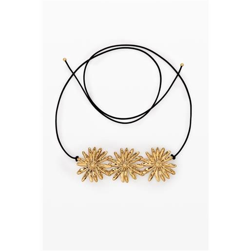 FashionJunkie4Life Collana Margherita In Argento 925: Ciondolo Fiore 1,27 Cm, Catena 45 Cm