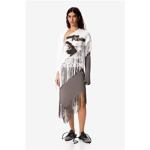 Desigual, abito asimmetrico masha popova, donna, nero, l