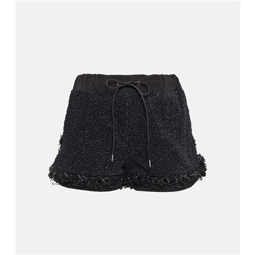 Sacai shorts in tweed