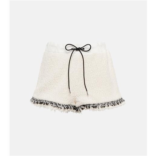 Sacai shorts in tweed