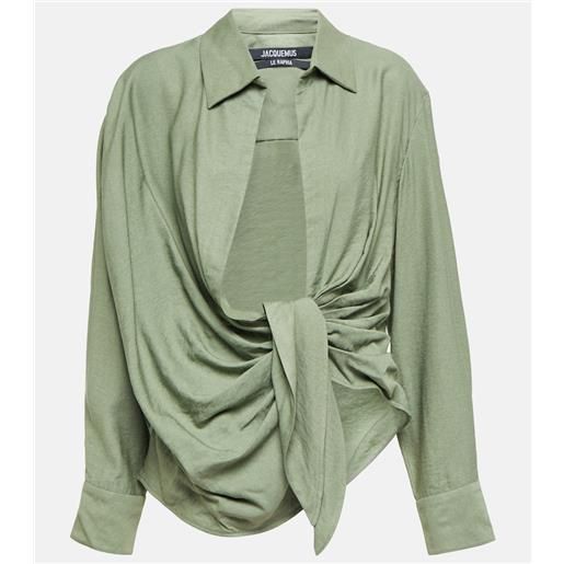 Jacquemus camicia le bahia con fiocco