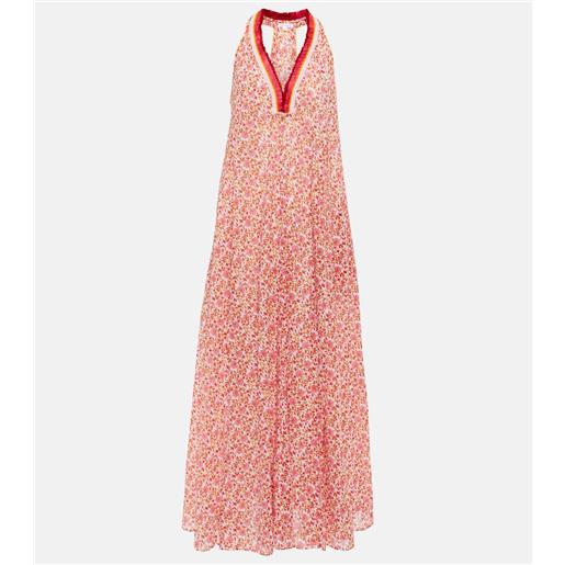 Poupette St Barth abito lungo con stampa