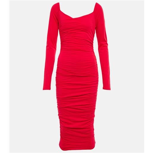 Velvet abito midi gauzy whisper in jersey