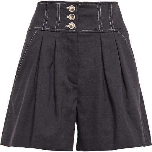 Veronica Beard shorts alicia a vita alta