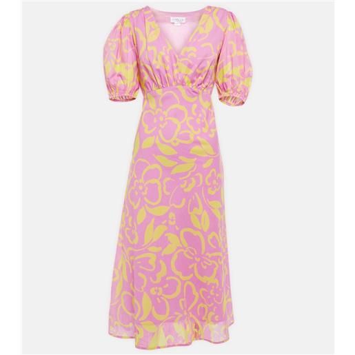 Velvet abito midi charlotte in cotone