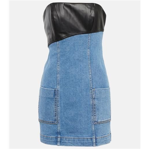 Staud miniabito in denim