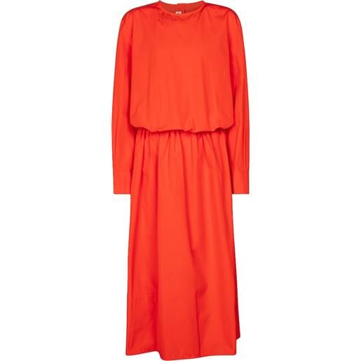 Marni abito midi in popeline di cotone
