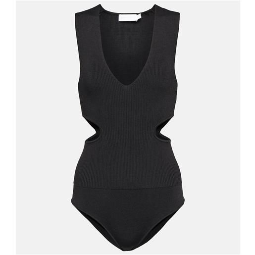 Simkhai body shelbi in maglia a coste