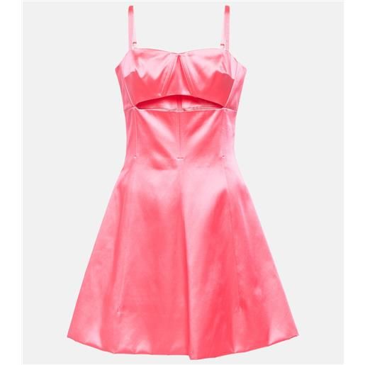 Patou miniabito svasato in misto cotone