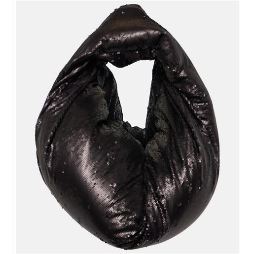 Rick Owens piumino con paillettes