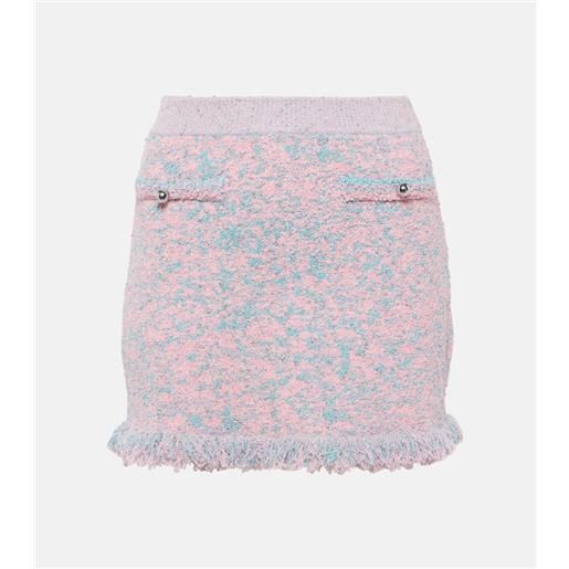 Rabanne minigonna in tweed