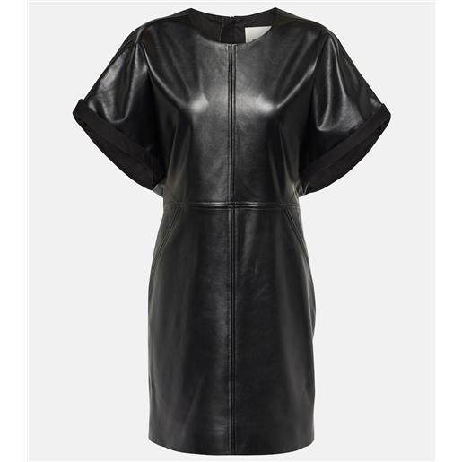 Isabel Marant abito corto faustilia in pelle