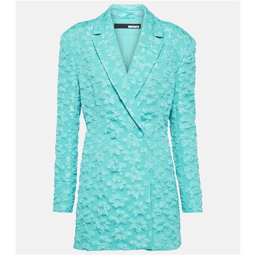 Rotate abito blazer in jacquard