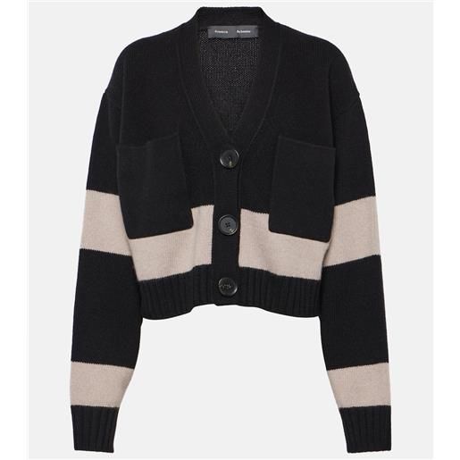 Proenza Schouler cardigan cropped sofia in cashmere