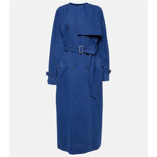 Max Mara trench calao in canvas di cotone