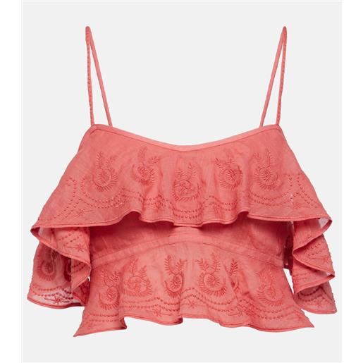 Isabel Marant top eliani con volant