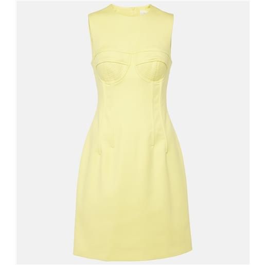 Sportmax abito bustier in misto cotone