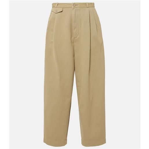 Agolde pantaloni chino becker in twill di cotone