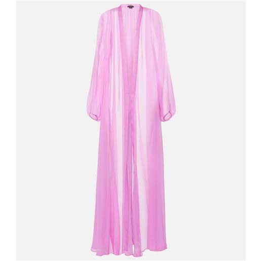 Max Mara soprabito medicea in chiffon di seta