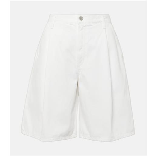 Agolde bermuda ellis di jeans a vita media