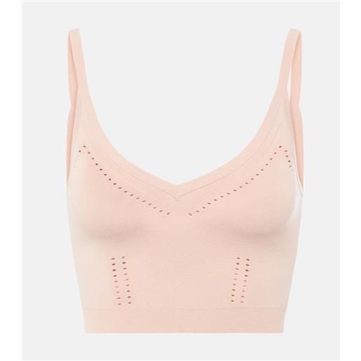 Max Mara top cropped in maglia