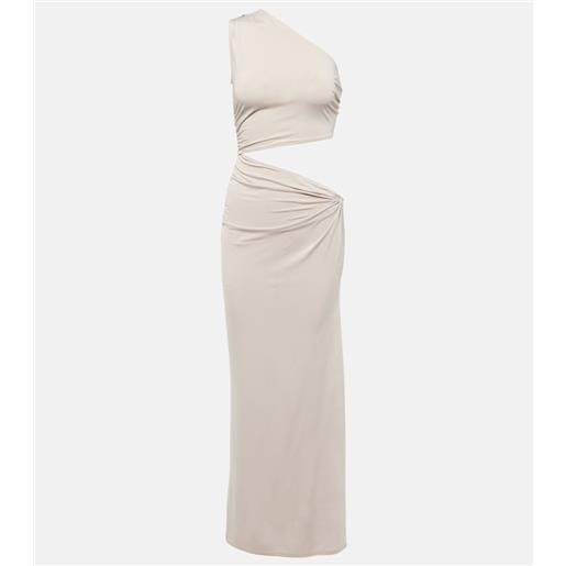 Jade Swim abito lungo yana in jersey con cut-out