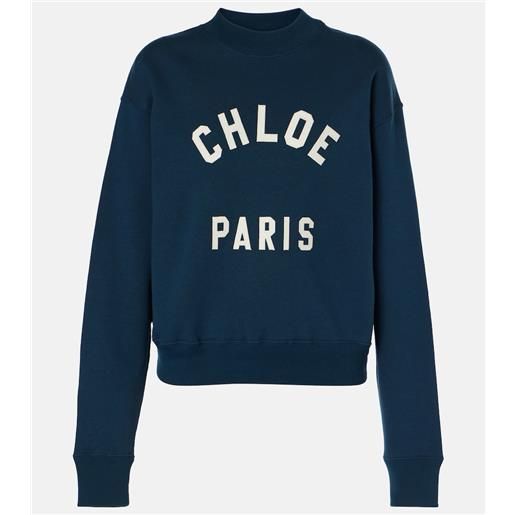 Chloe chloã© felpa in cotone con logo