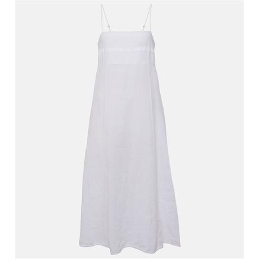 Velvet abito midi stephie in lino