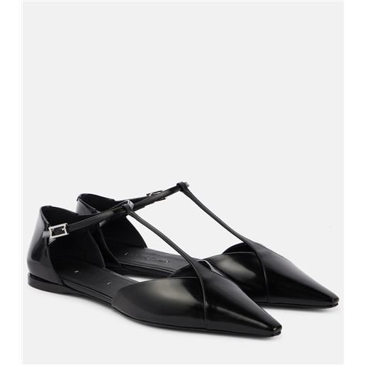 Max Mara ballerine fsilkway in pelle