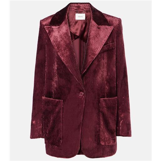 Dorothee Schumacher blazer oversize in velluto a coste