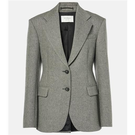 Sportmax blazer gel in tweed di misto lana