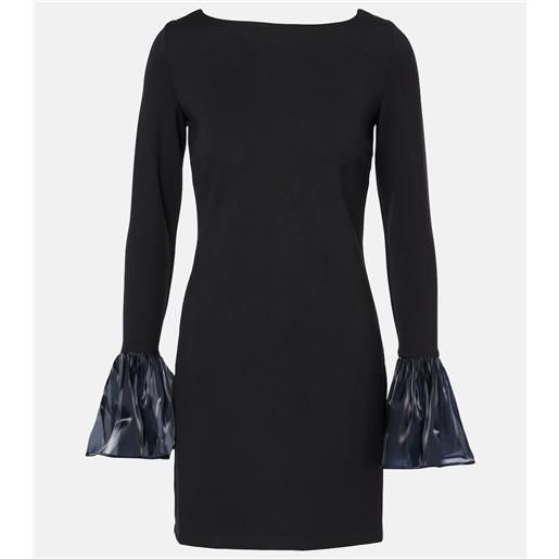 Staud abito corto hawthorne con organza