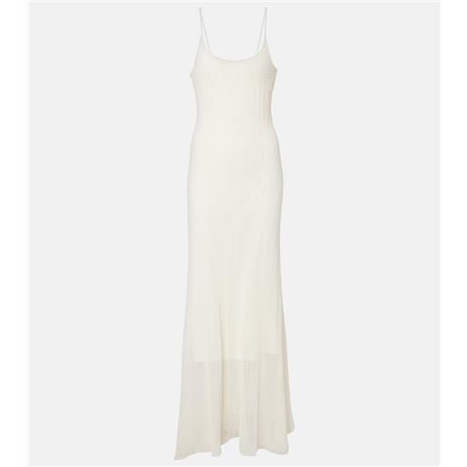 Faithfull abito midi treillis in crochet