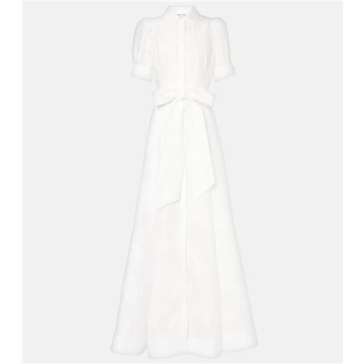 Rebecca Vallance bridal - abito lungo annette in broccato