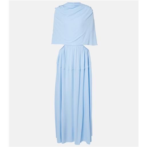Proenza Schouler abito lungo frankie in jersey