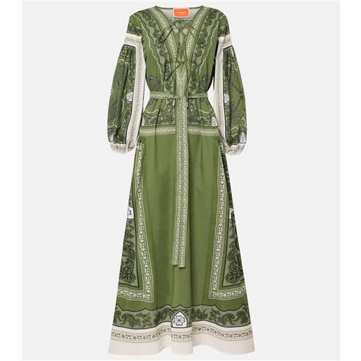 La DoubleJ abito lungo viviana in mussola di cotone