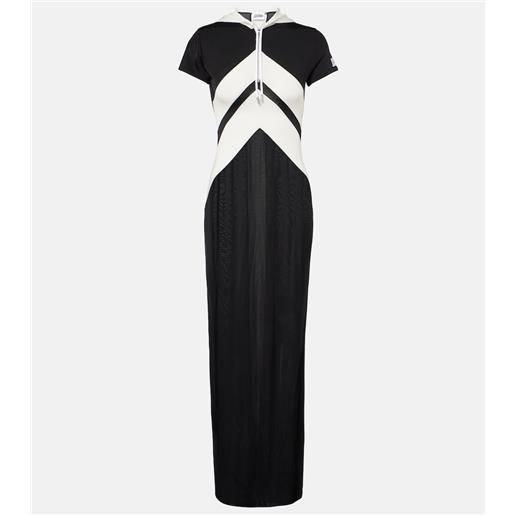 Jean Paul Gaultier abito lungo in jersey