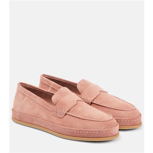 Hogan mocassini h683 in suede
