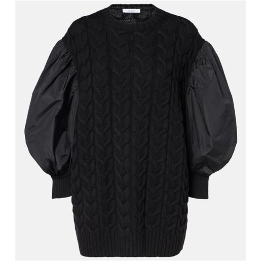 Max Mara abito corto ancella in maglia di lana