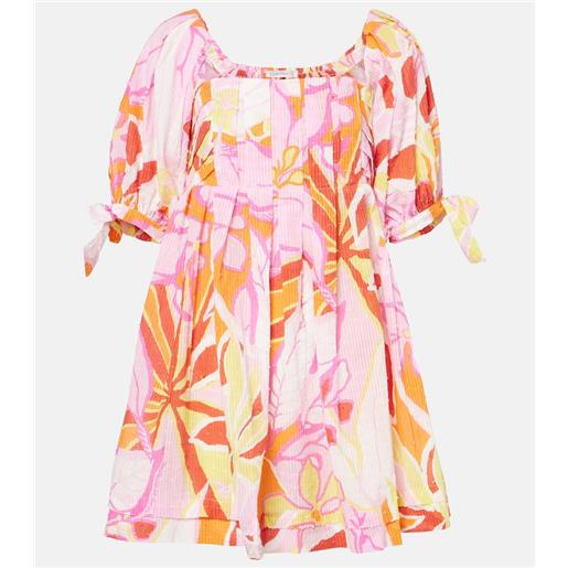 Poupette St Barth abito corto catalina in cotone