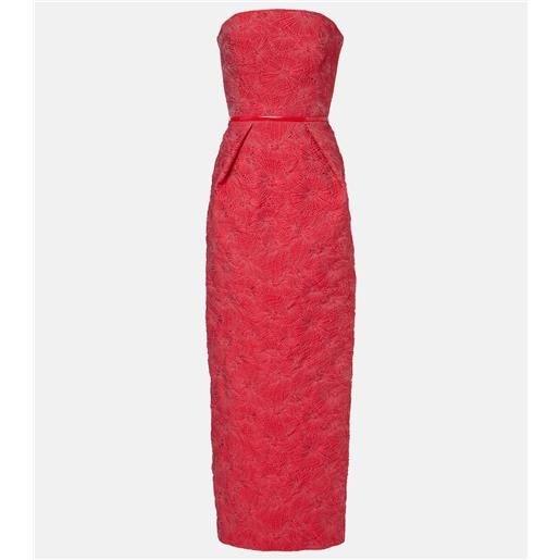 Max Mara abito lungo a fascia manto