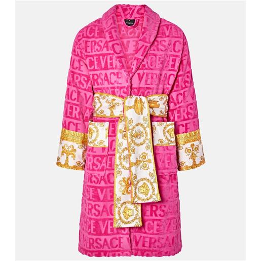 Versace Home accappatoio versace allover in spugna