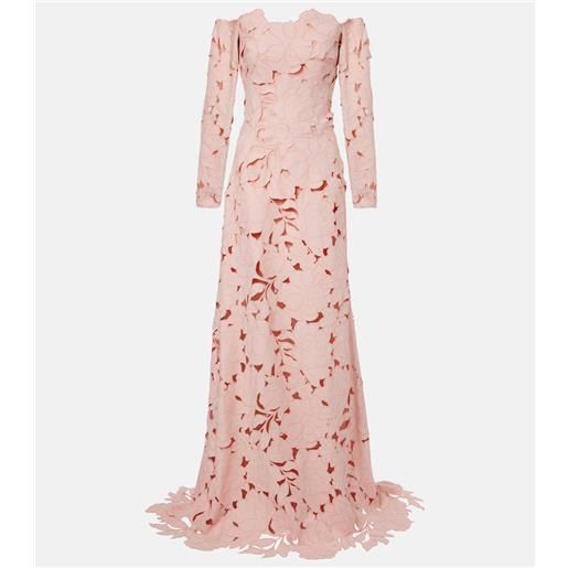 Costarellos abito lungo kasia in off-shoulder