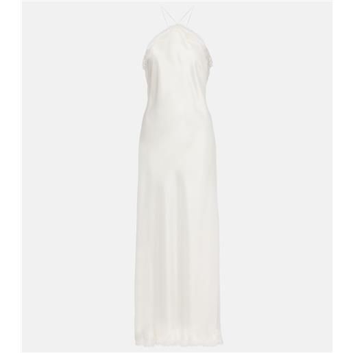 Rixo bridal - abito sottoveste harlan in raso con pizzo