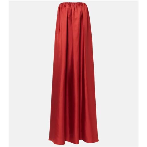 Max Mara abito lungo edda in seta