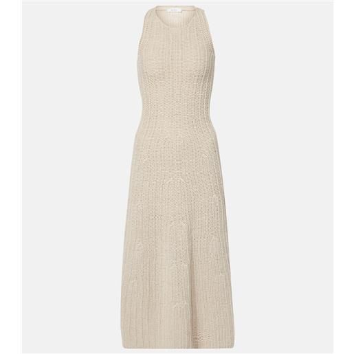Max Mara abito lungo uccio in lino e cotone