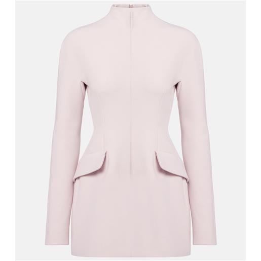 Sportmax abito corto tefrite in crãªpe